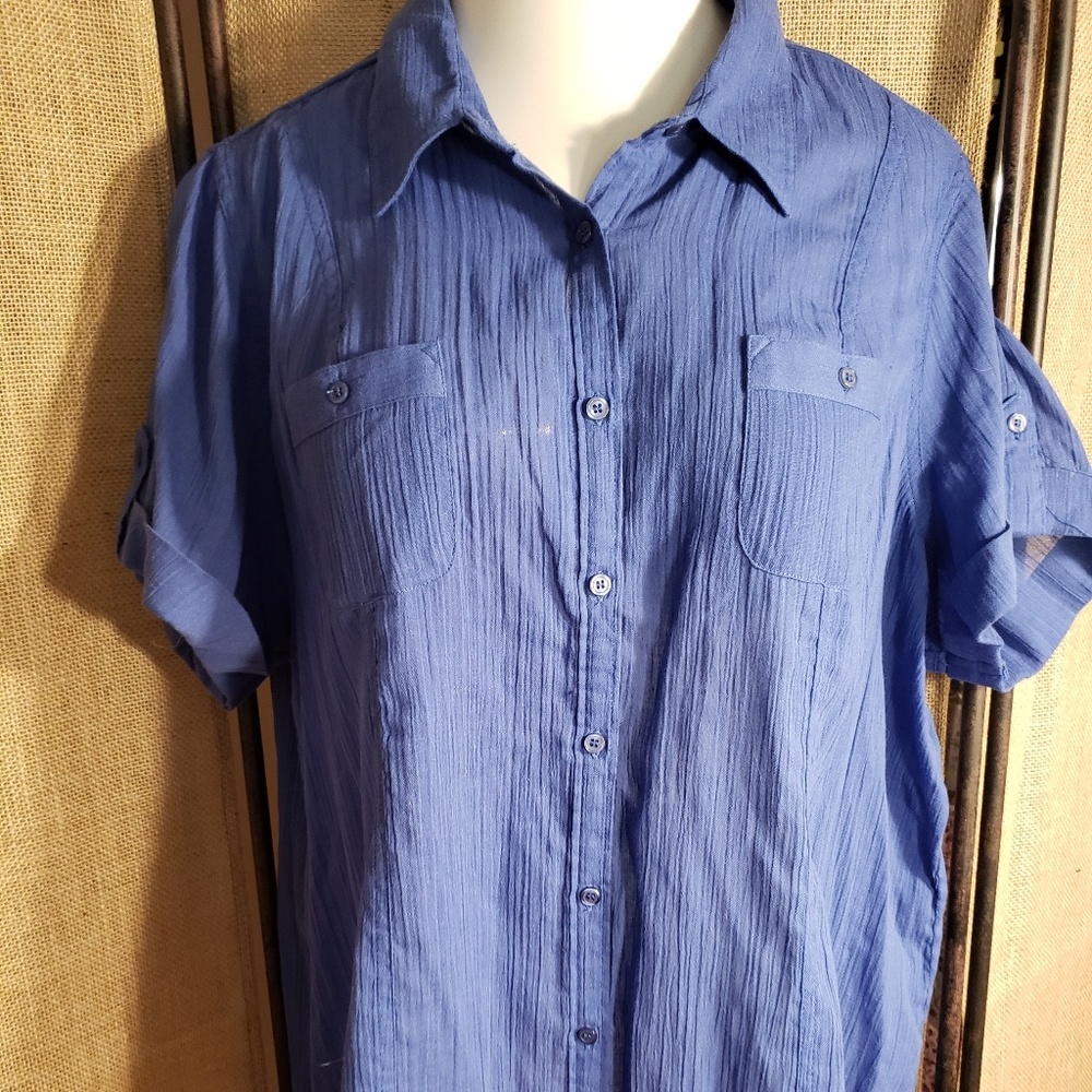 JMS Buttondown Top